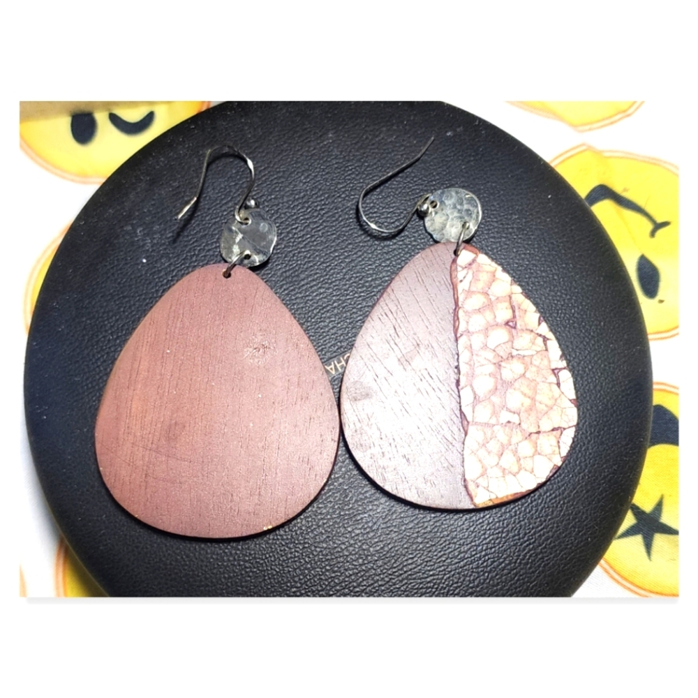 Wooden Earrings (Pierced)